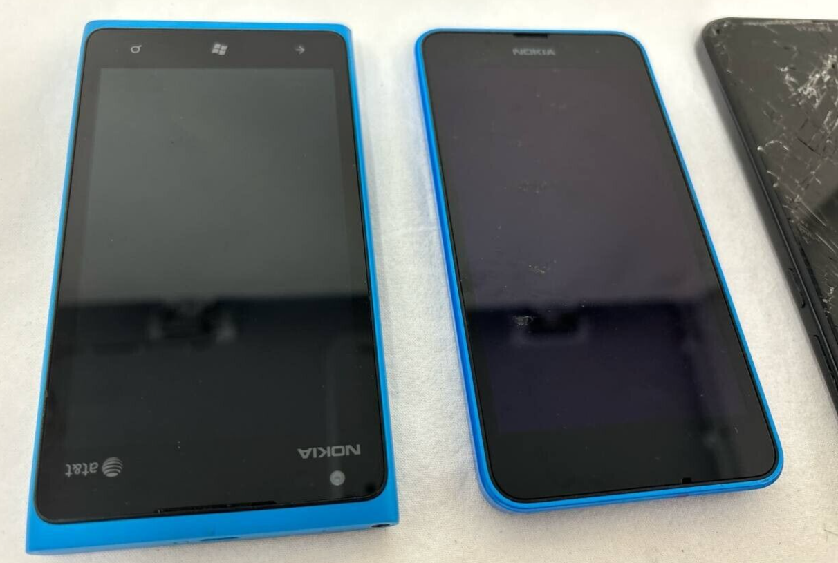 Lot of 3 Phone Nokia C200 Lumia 635 920 6.9" 4G WiFi AMOLED Microsoft READ Repai