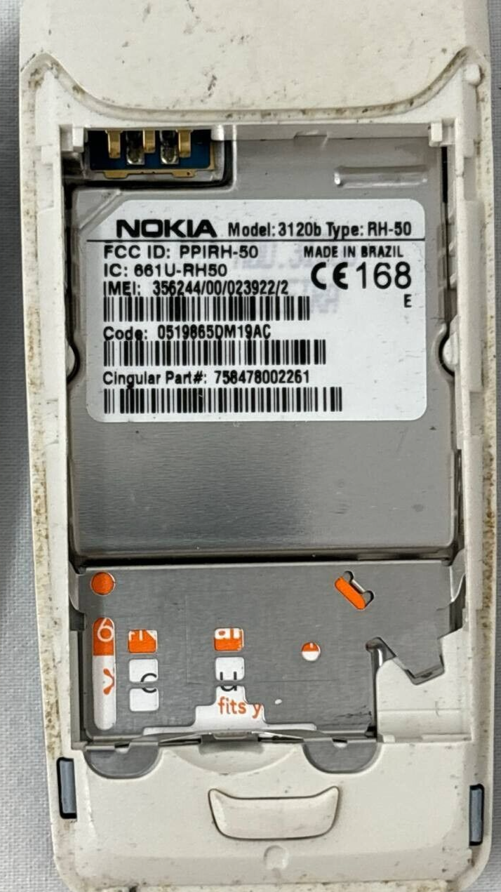 7 Lot Vintage Nokia 2125 3360 6820 3120 6010 Bar Collectible Wholesale GSM As Is
