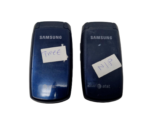 2 Lot Samsung SGH-A137 Cellular GSM Flip Phone AT&T Need Repair Wholesale As Is