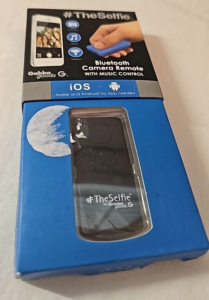 The Selfie Bluetooth Camera Remote Shutter Wireless Music Control Android Apple