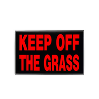 Everbilt 8 x 12 in Plastic Keep Off Grass Sign For Lawn Yard Home Outdoor 3 Pack