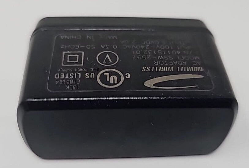 Novatel SSW-2597 USB Wall Charger Universal Cube Power Adapter 5V 2A Black