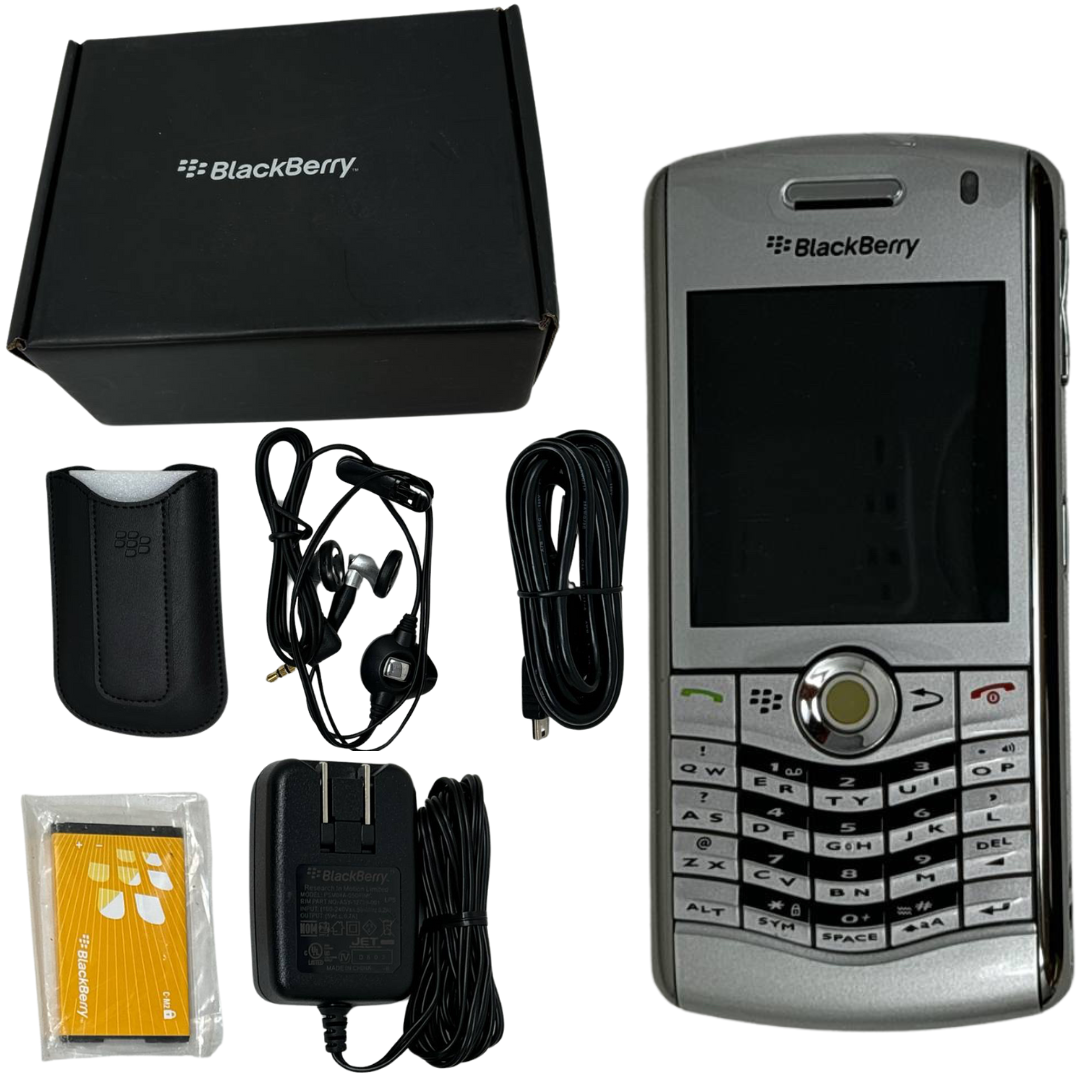BlackBerry Pearl 8120 Cellphone 2MP 2G GSM Unlocked 2.2" LCD Silver Gray