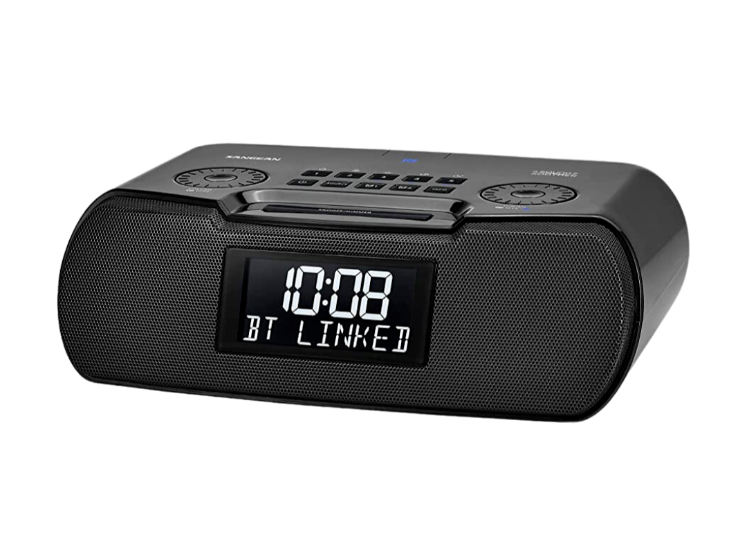 Sangean RCR- 30 Digital Tuning Clock Radio FM AM Bluetooth Aux USB Soother READ