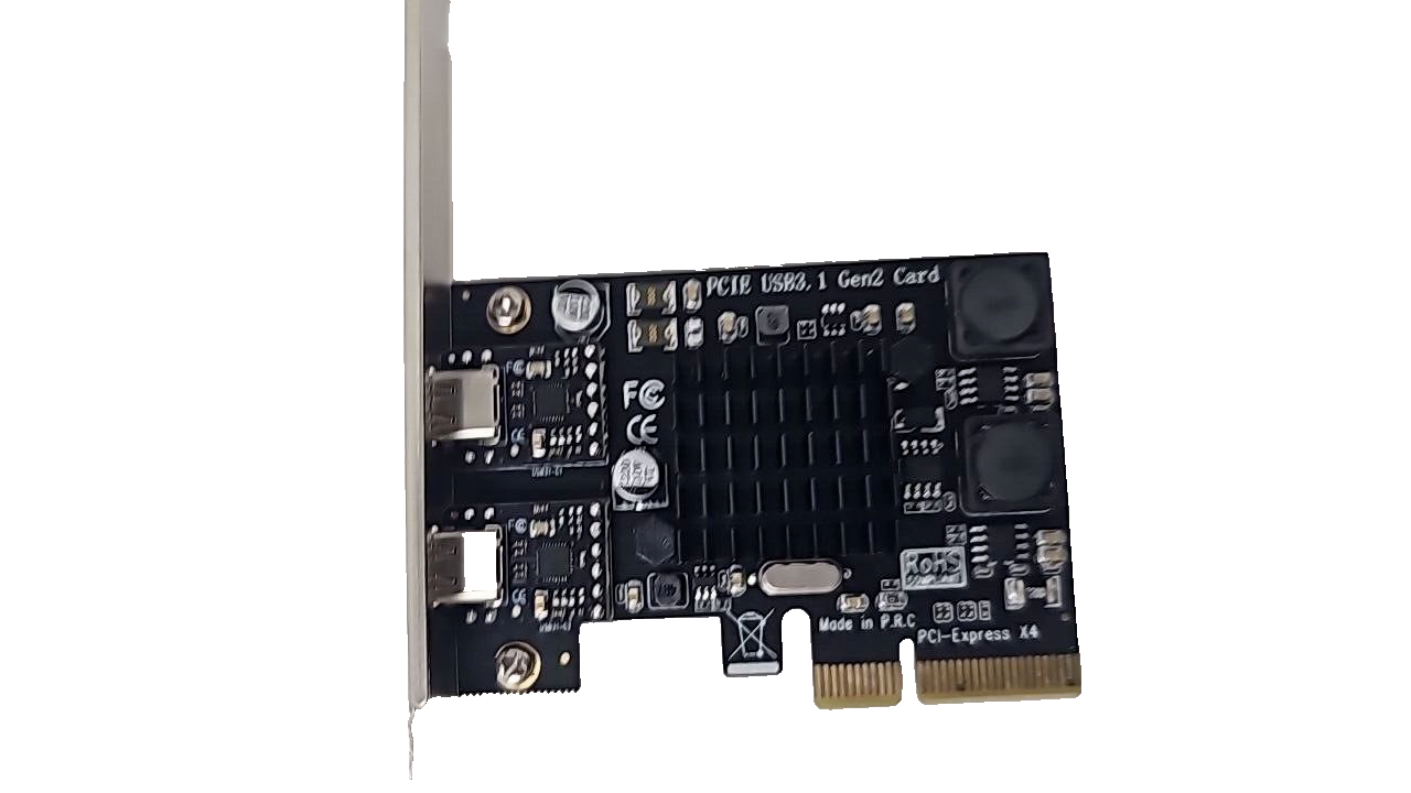 FebSmart X4 PCIE Gen 2 10Gbps Expansion Card USB C PC Windows Mac Linux FS-C2-Pr
