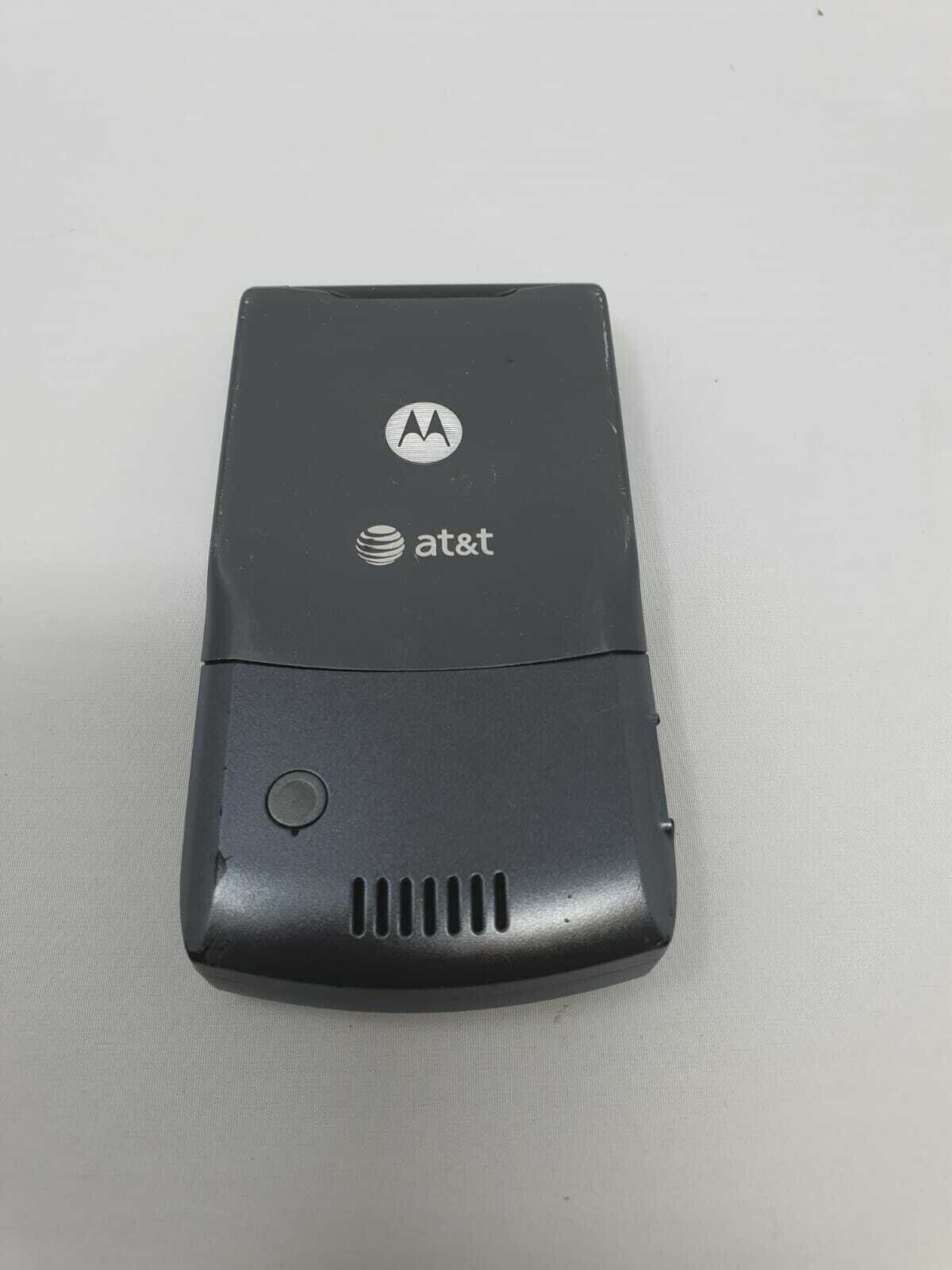 Motorola RAZR V3xx ATT Flip Style EMAIL WIFI GPRS Gray ANTIQUE 3G MOTORAZR GSM