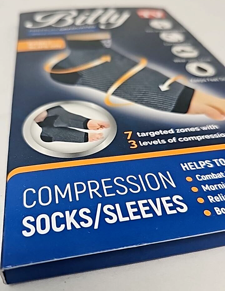 Pink Bitly Plantar Fasciitis Socks Premium Ankle Compression Support Foot Small
