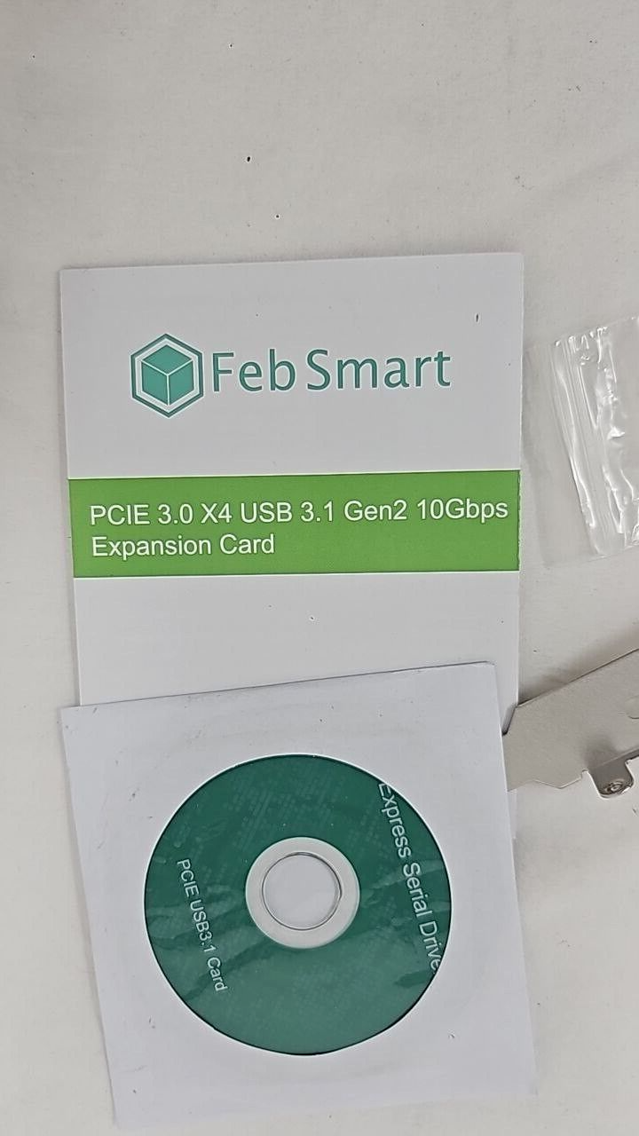 FebSmart X4 PCIE Gen 2 10Gbps Expansion Card USB C PC Windows Mac Linux FS-C2-Pr