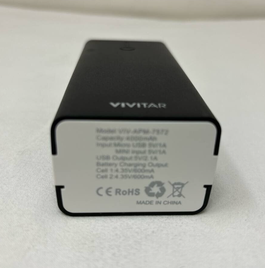 Vivitar Adventure On 2 in 1 Power Pack 4000mAh Battery Charger for GoPro HERO9