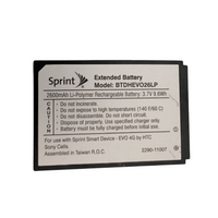 Battery BTDHEVO26LP For Sprint EVO HTC Sony 3.7V 2600mAh OEM Replacement