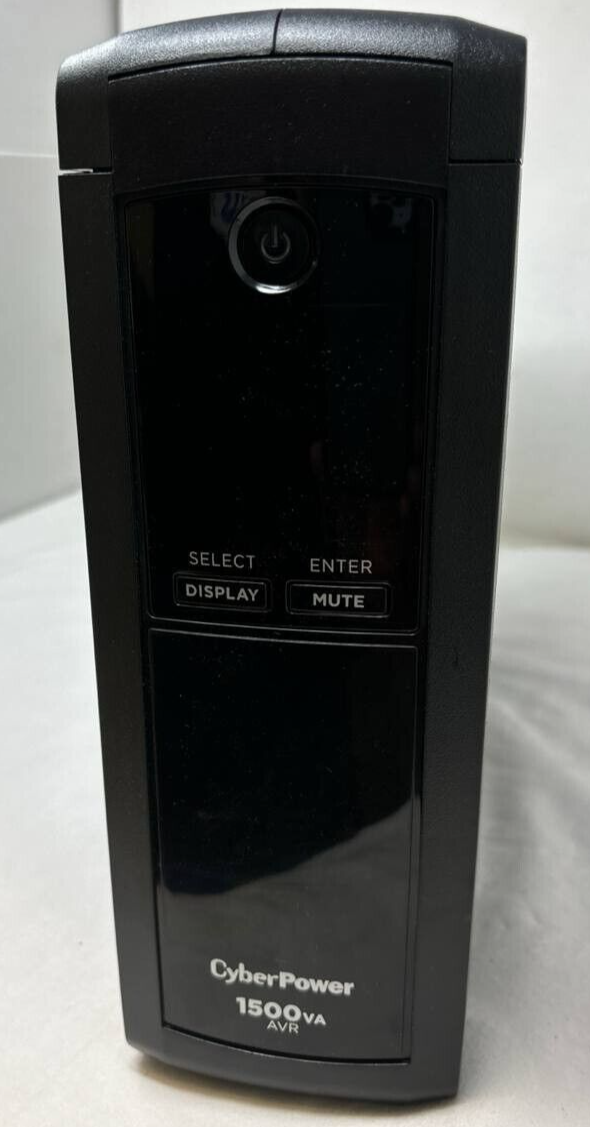 CyberPower CP1500AVRLCD Intelligent LCD UPS AVR Mini Tower System 900W 1500VA