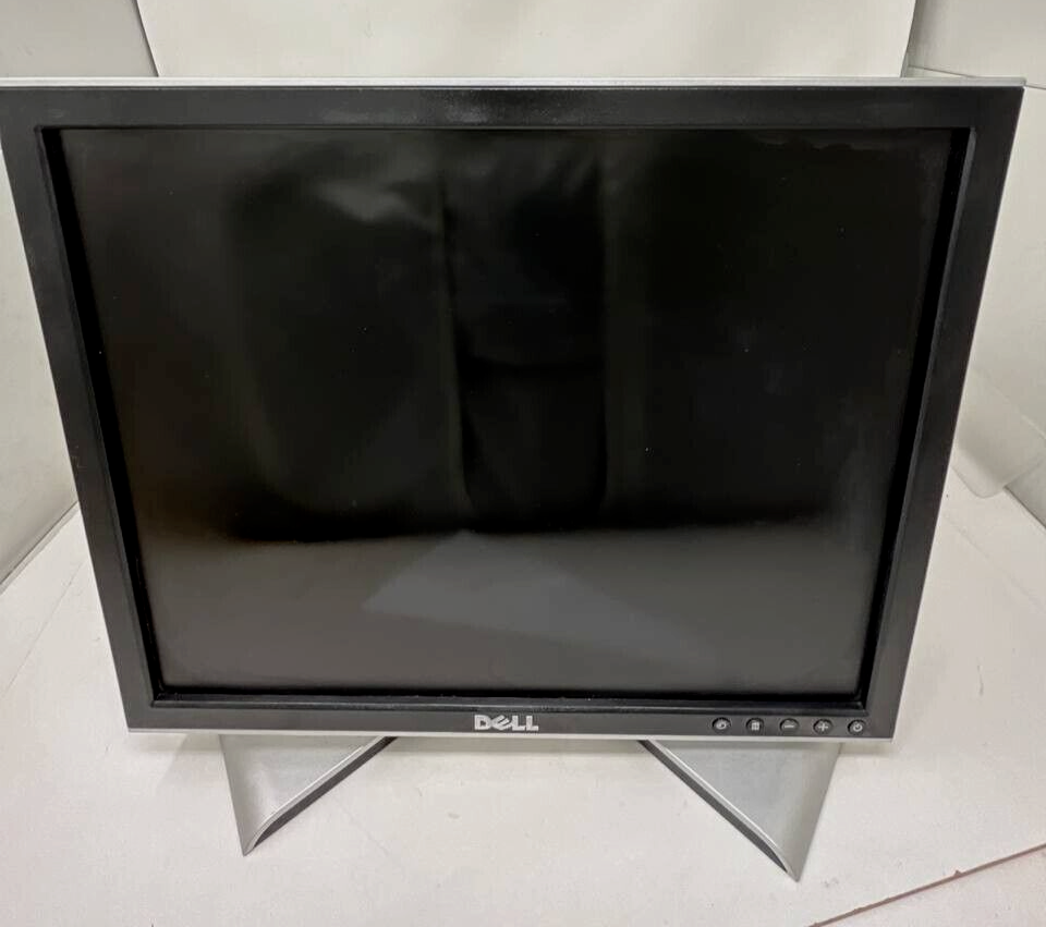 Dell 1708FPT Panel LCD 17" Flat Computer Monitor Display VGA DVI USB Port Silver