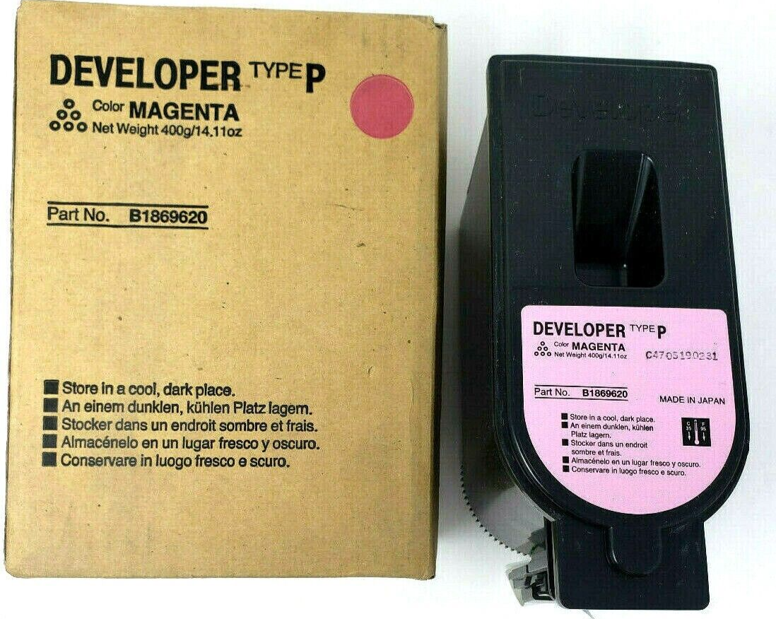 Magenta Toner Developer Type P B1869620 For Ricoh Aficio Color 3131 LC-031 OEM