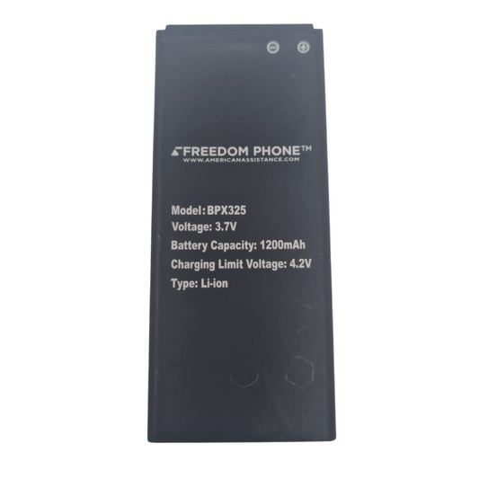 Battery BPX325 For Freedom Phone Wind 2 X325 1200mAh 4.2V Lithium Rechargable