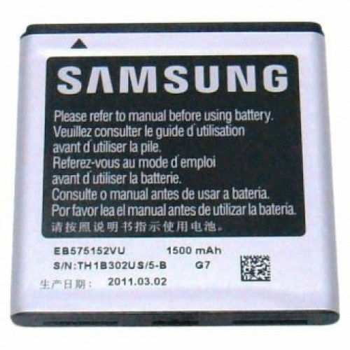 Original Battery EB575152VU Replacement 1500mAh 3.7V For Samsung I9000 Galaxy S