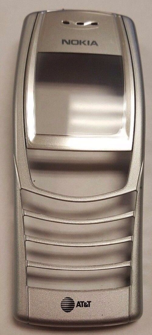 Original Silver Housing Front Fascia Cover Faceplate Replacement For Nokia 6560