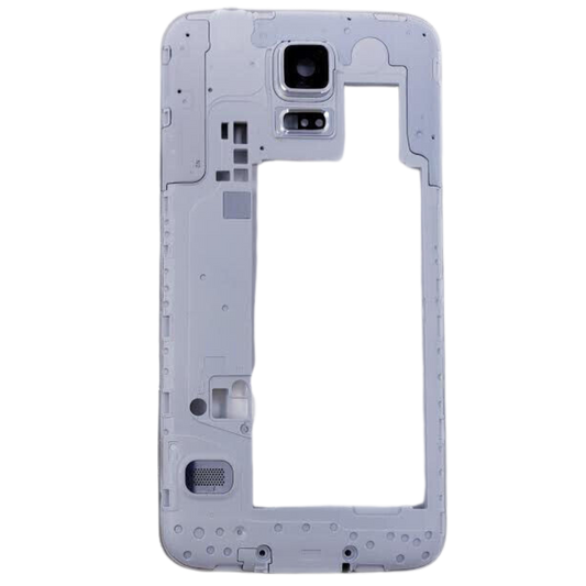 Back Frame For Samsung Galaxy S5 G900V Bezel Housing Camera Cover Volume Genuine
