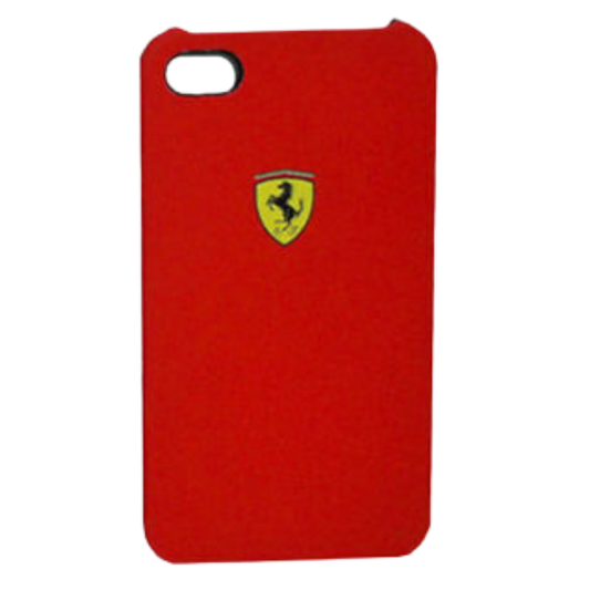 Hard Case Fits Apple iPhone 4 4S Original Ferrari Scuderia Collection Red Cover