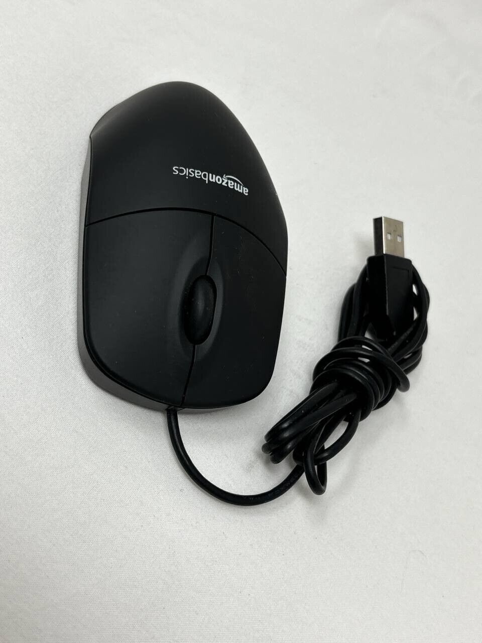 AmazonBasics MSU0939 Wired Optical Tracking Mouse USB Corded Ambidextrous