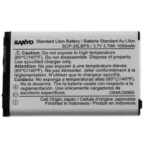 Battery SCP-35LBPS Replacement Fits Sanyo Mirror SCP-3810 SCP 3810 Original