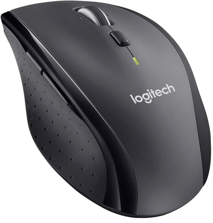 Logitech Marathon Wireless Bluetooth Mouse Optical Fast Scrolling Ergonomic Dark