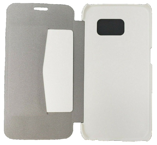 White Xqisit Folio Case Rana For Samsung Galaxy S6 Edge Folio Book Cover