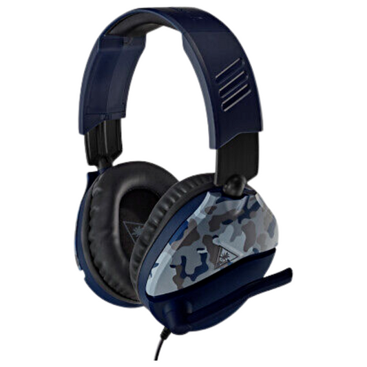 Turtle Beach Recon 70 Over the Ear Gaming Headset Microphone Blue Camo READ