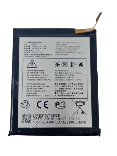 Battery TLP024C1 For Alcatel ZIP A577VL 5059R 5059Z A502DL 5046G 5080A 2460mAh