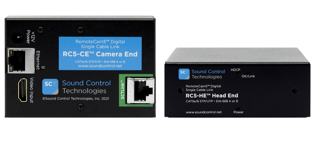 Sound Control Technologies RC5CE Head End RemoteCam5 For Digital PTZ Camera