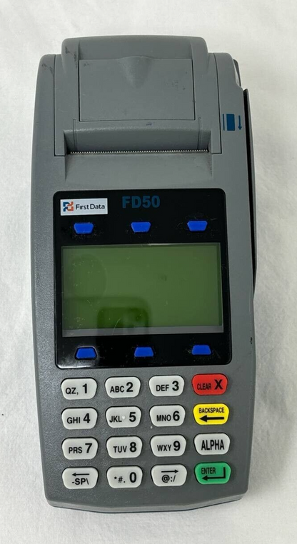 First Data FD50 Pin Pad Credit Card Terminal Payment Reader Scanner USB