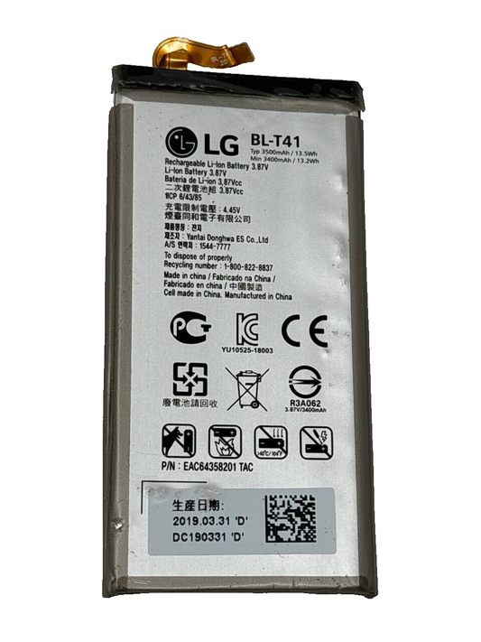 Battery BL-T41 for LG G8 ThinQ G820 LMG820UMB 3500mAh 3.87V Replacement Original