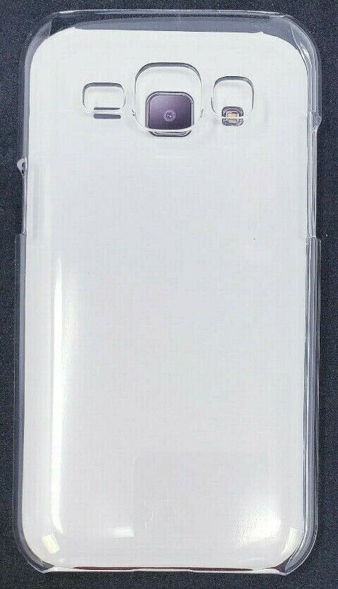 Xqisit Clear iPlate Glossy Case Transparent Cover For Samsung Galaxy J1 J100