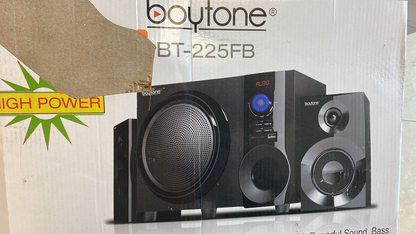 Boytone Wireless Bluetooth Stereo Audio Home Speaker System FM Radio 60W BT-225F