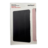 Lot of 50 Verizon Folio Case & Tempered Glass Bundle For Galaxy Tab A 10.5 inch
