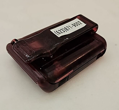 Portable Beeper Tone Pager Vibrate Small Alert Two Button Easy Use Vintag READ