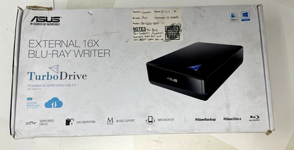 Asus BW-16D1X-U External Powerful Blu-Ray Drive for PC 16x Writing USB READ