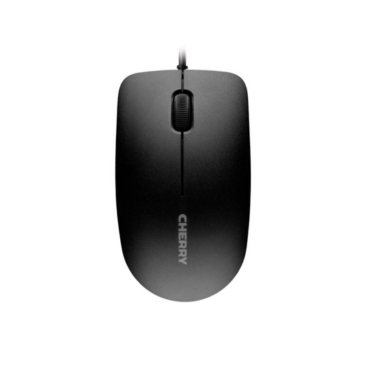 Cherry MC 1000 USB Optical Mouse Wired with Scroll Wheel Ambidextrous Black