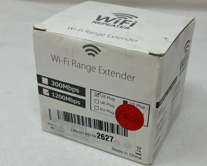 Internet Booster Wireless Signal WiFi Repeater Dual Band Range Extender 1200mbps