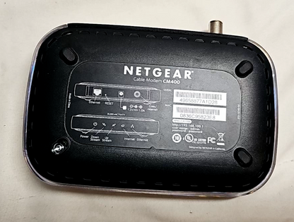 Netgear High Speed Cable Modem CM400 Gigabit Internet DOCSIS 3.0 Black OEM