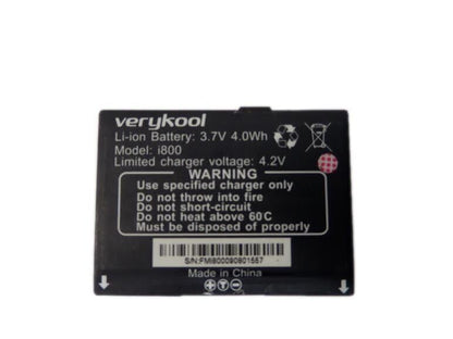 Battery 3.7V Lithium Ion For Verykool i800 Original Black Cellphone  Replacement