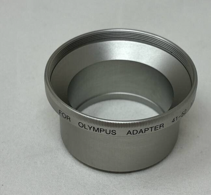 Conversion Lens Adapter 41-52 Silver for Olympus Camedia C-2000ZOOM Camera