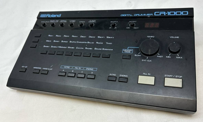 Roland CR-1000 Digital Drummer Midi Drum Machine LED Display 23 Push Button OEM