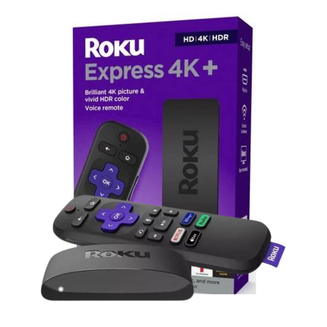 Roku 3941R Express Portable 4K HDR Streaming Media Player WiFi Stream Kit Black