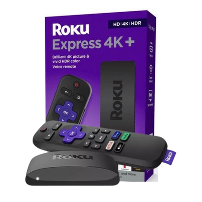 Roku 3941R Express Portable 4K HDR Streaming Media Player WiFi Stream Kit Black