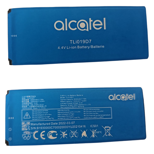 Replacement Battery TLi019D7 For Alcatel 1 5033 5033D 5033A 2000mAh OEM