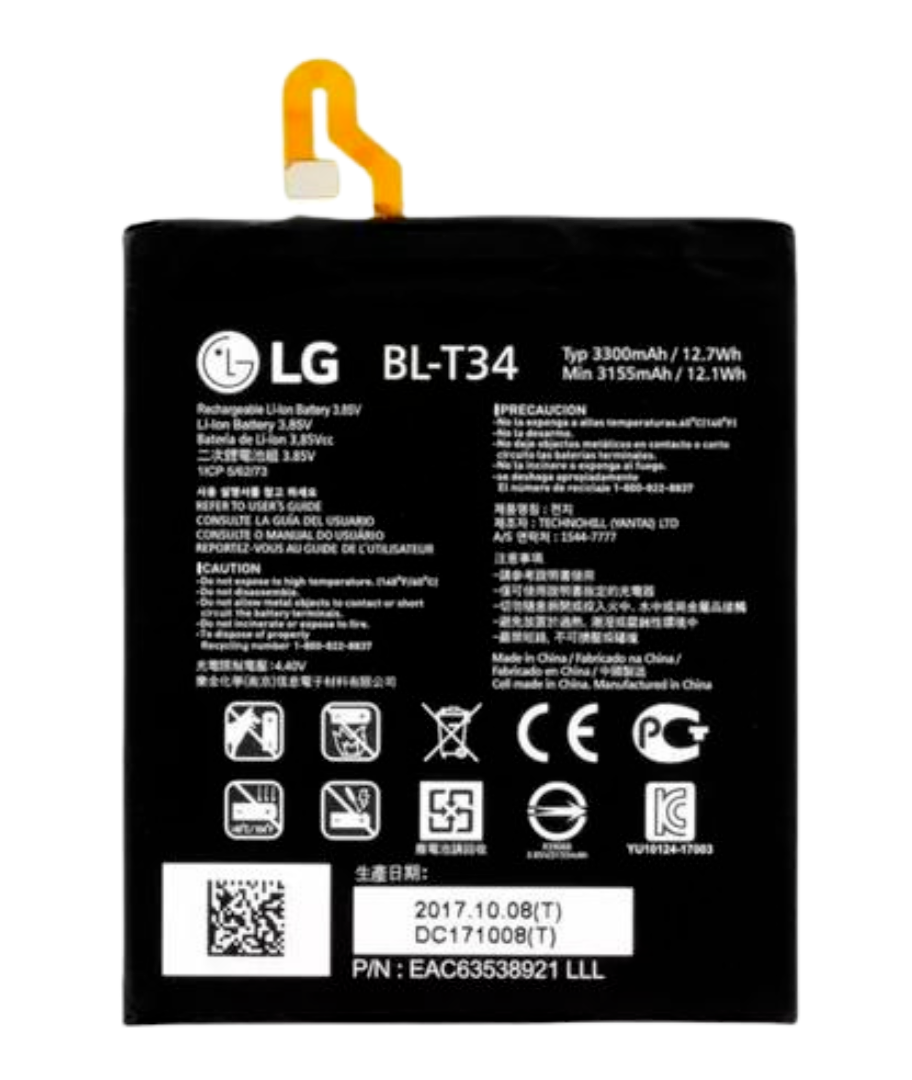 Battery BL-T34 for LG V30 V30+ V35 ThinQ H930 LS998 US998 VS996 Original 3300mah