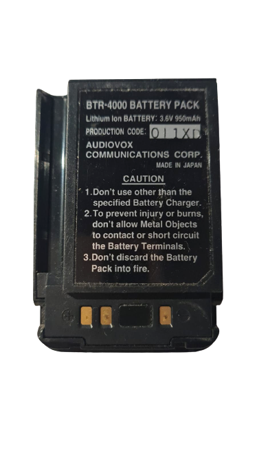 Original Phone Battery For Audiovox BTR-4000 BTR 4000 External Black