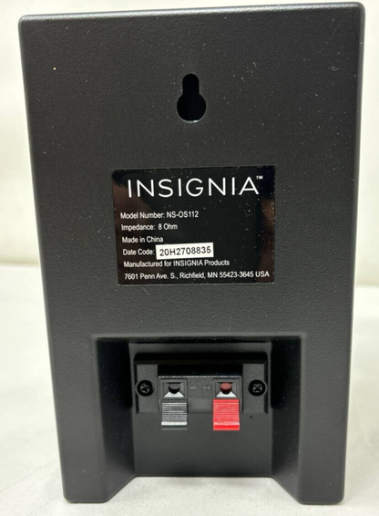 Insignia NS-OS112 1 Way Indoor Outdoor Portable Speaker 60W 8 Ohm  1 UNIT ADD ON