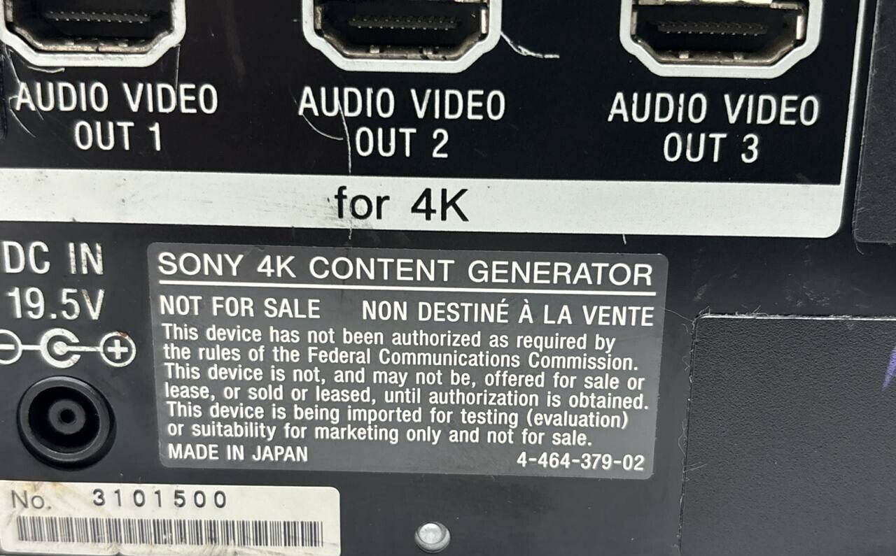 Sony POP-FMPA1 4k Content Generator 3 HDMI Internal Storage For Sony Bravia TVs