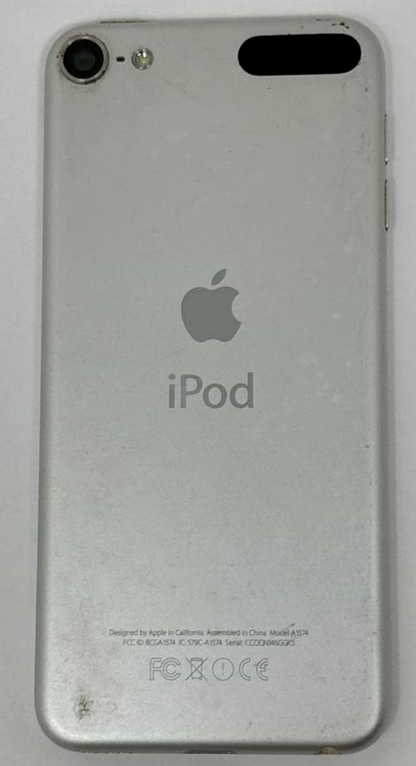 Apple iPod Touch 6th Gen A1574 MP3 Bluetooth Wi‑Fi 8MP Camera HDR 4" Silver